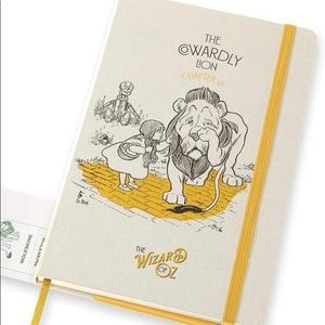 *NEW* LIMITED EDITION Moleskine Plain Notebook Wizard Of Oz The Cowardly Lion